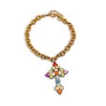 Cross of Hope – Plexiglass Cross Necklace with Gold Chain