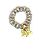 Angelo – Βραχιόλι από ατσάλι με plexiglass charm αγγέλου
