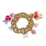Candy Bear Bracelet Gold – Χειροποίητο βραχιόλι με charms