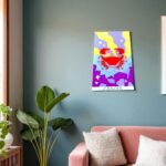 Cancer Wall Art – Handmade plexiglass wall decoration with Cancer zodiac sign - Image 2