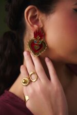 Helios Ring – Statement gold-tone ring with bold design - Image 2