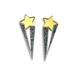 Shooting Star – Σκουλαρίκια Plexiglass με Glitter Λεπτομέρειες FunkDaQueen