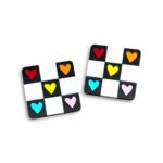 Game of Hearts – Σκουλαρίκια Plexiglass Καρδιές FunkDaQueen