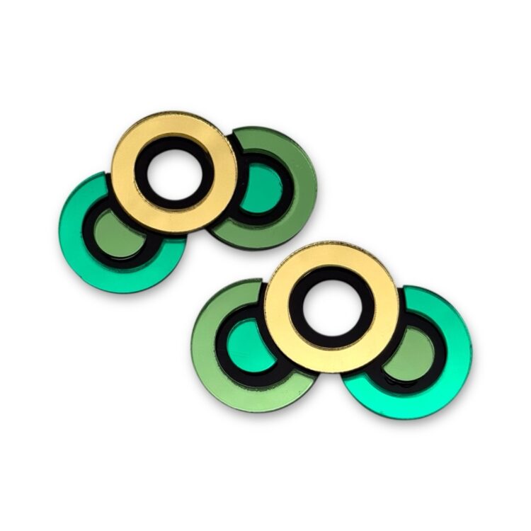 Circulis – Σκουλαρίκια Plexiglass Γεωμετρικά FunkDaQueen