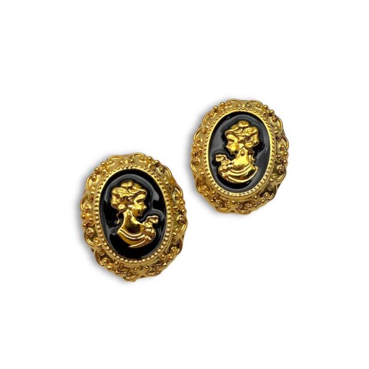 Royal Cameo – Σκουλαρίκια από Ατσάλι FunkDaQueen