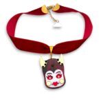 Lil Devil βελούδινο choker με plexiglass μοτίβο FunkDaQueen