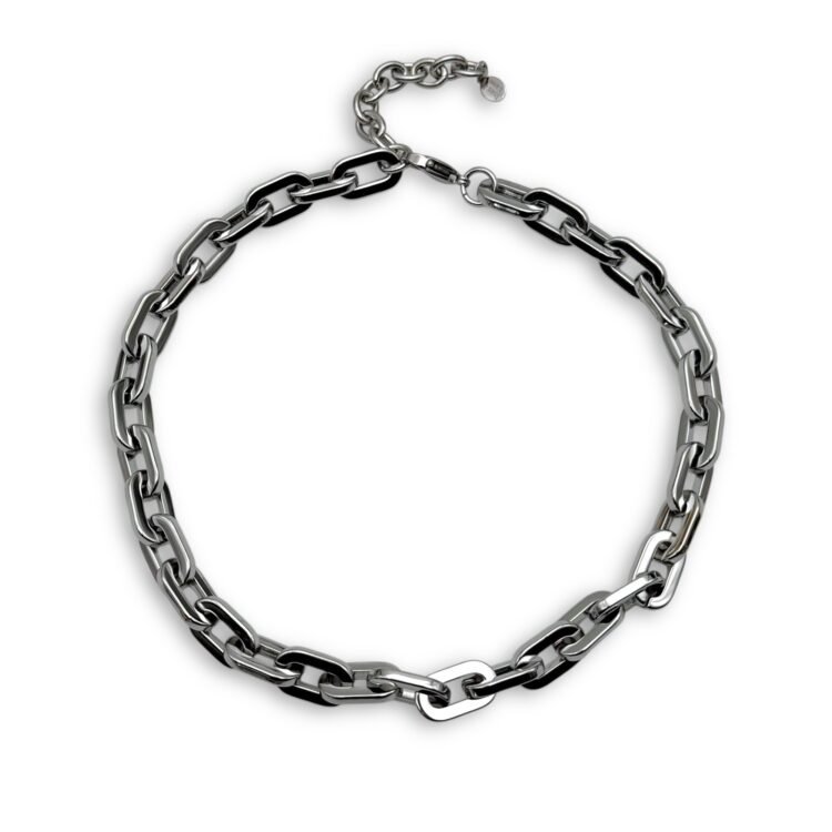 Chainlink Silver chunky stainless-steel necklace