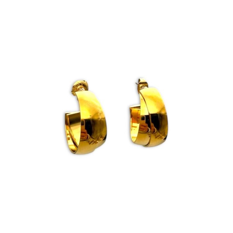 aria gold σκουλαρίκια χρυσό
