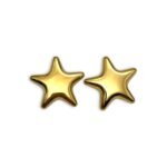 aster gold σκουλαρίκια χρυσό αστέρι