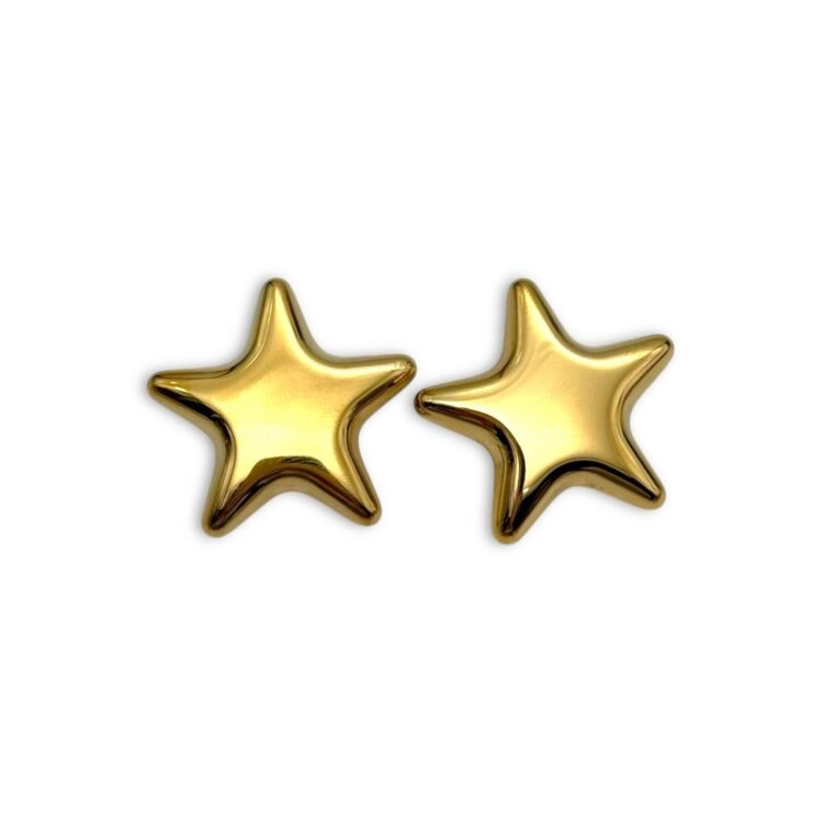 aster gold σκουλαρίκια χρυσό αστέρι