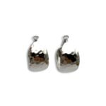 Ατσάλινα σκουλαρίκια κρίκοι silver Crush Silver Hoops
