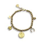 Lucky Icons Bracelet – Ατσάλινο βραχιόλι με σύμβολα τύχης