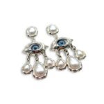 Euphoria Eye Silver Earrings silver eye earrings