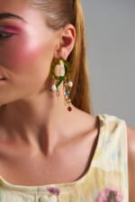 Petal Fever Earrings Model Photo