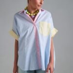 Candy Bay Shirt oversized ριγέ πουκάμισο