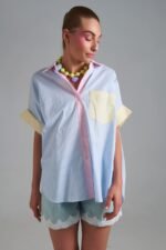 Candy Bay Shirt oversized ριγέ πουκάμισο