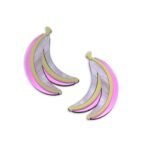 Banana Fantasy Earrings σκουλαρίκια μπανάνα από plexiglass