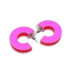 chunky plexiglass hoops