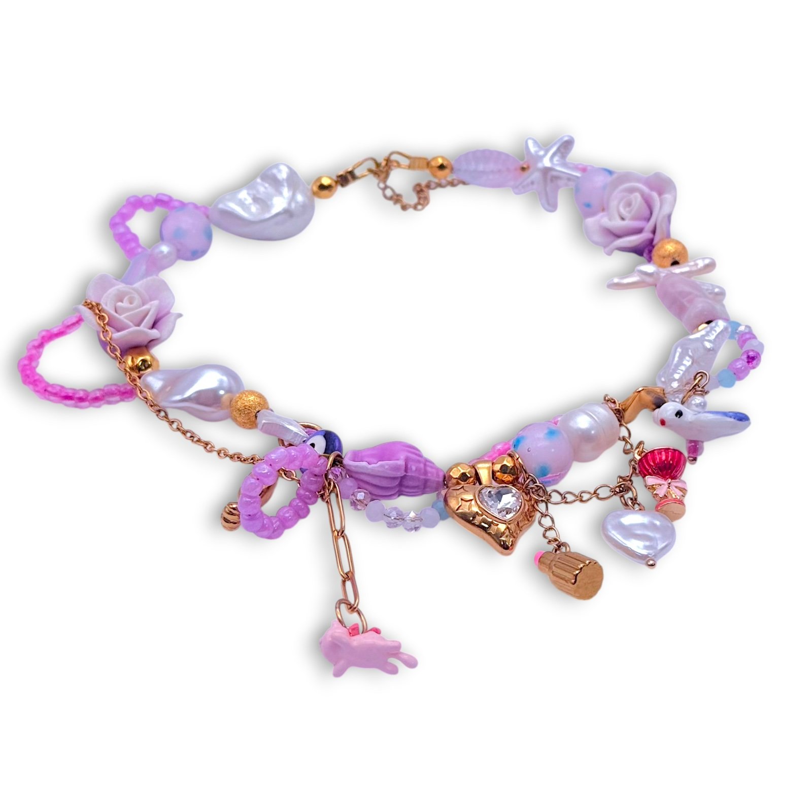 fairytale-pearls-necklace Fairytale Pearls Necklace κολιέ με πέρλες και fantasy charms