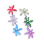Ophelia Earrings floral σκουλαρίκια από plexiglass