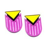 Future Pop Earrings geometric σκουλαρίκια από plexiglass