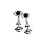 Hypnotic Eye Earrings ατσάλινα surreal μαάτια σκουλαρίκια
