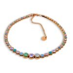 rainbow crystal necklace