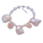 Nymph Shell Choker choker με κοχύλια και πέρλες