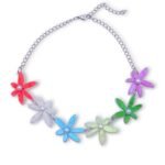 Ophelia Necklace floral κολιέ από plexiglass