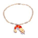 Salty Shrimp Necklace κολιέ με γαρίδα από plexiglass