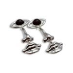 stainless steel surreal earrings