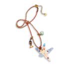 χειροποίητο κολιέ Starcatcher με αστερία και Swarovski