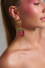 Strawberry Spell Earrings από plexiglass