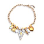 Belladonna – Charm Necklace with Ceramic Beads & Vintage Charms