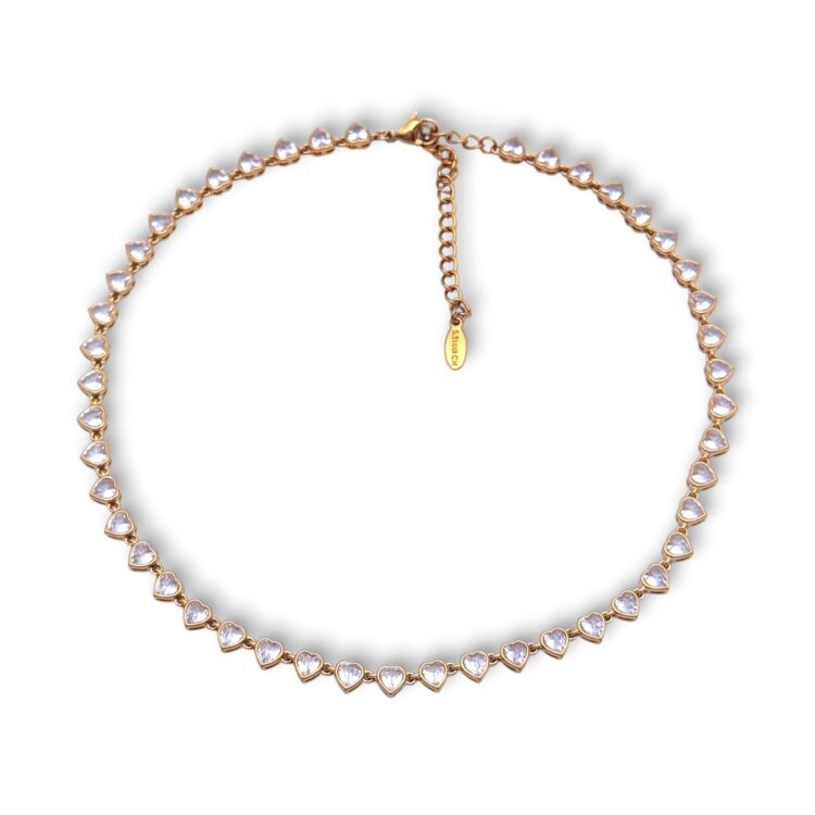 Amorette – Heart Zircon Necklace