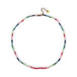 Confetti Coast Necklace με πολύχρωμες κρυστάλλινες χάντρες.