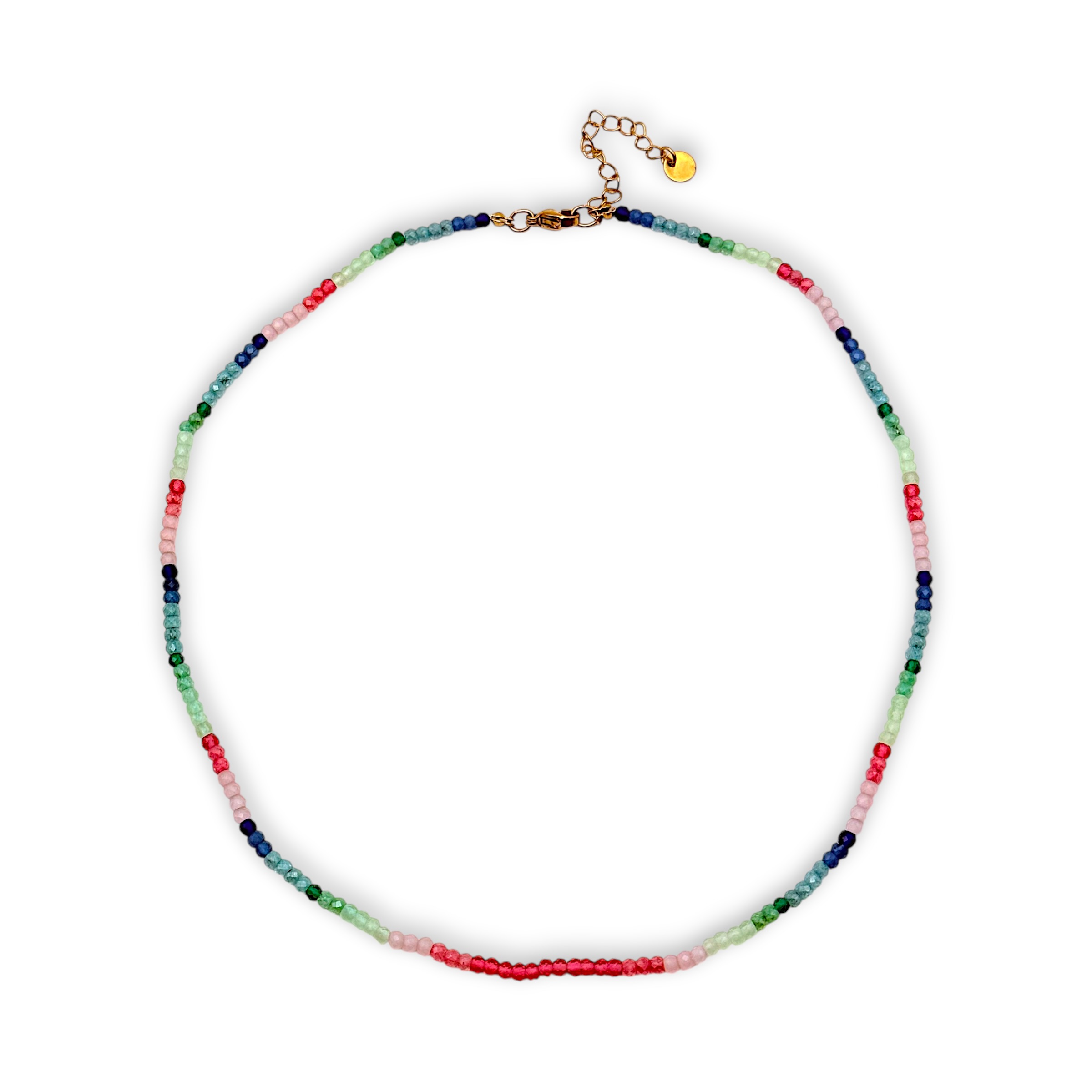 Confetti Coast Necklace – Χειροποίητο Κολιέ με Πολύχρωμες Κρυστάλλινες Χάντρες Confetti Coast Necklace με πολύχρωμες κρυστάλλινες χάντρες.