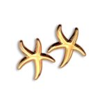 Nerina Gold σκουλαρίκια αστερίας από ανοξείδωτο ατσάλι.