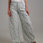 Bluebell balloon τζιν με vintage floral print